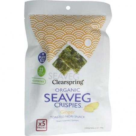 Seaveg - crispies ginger multipack bioOverig versnapering5021554005377