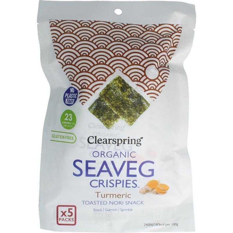 Seaveg - Crispies turmeric multipack bioOverig versnapering5021554005414
