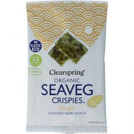 Seaveg - Crispies ginger bioOverig versnapering5021554005353
