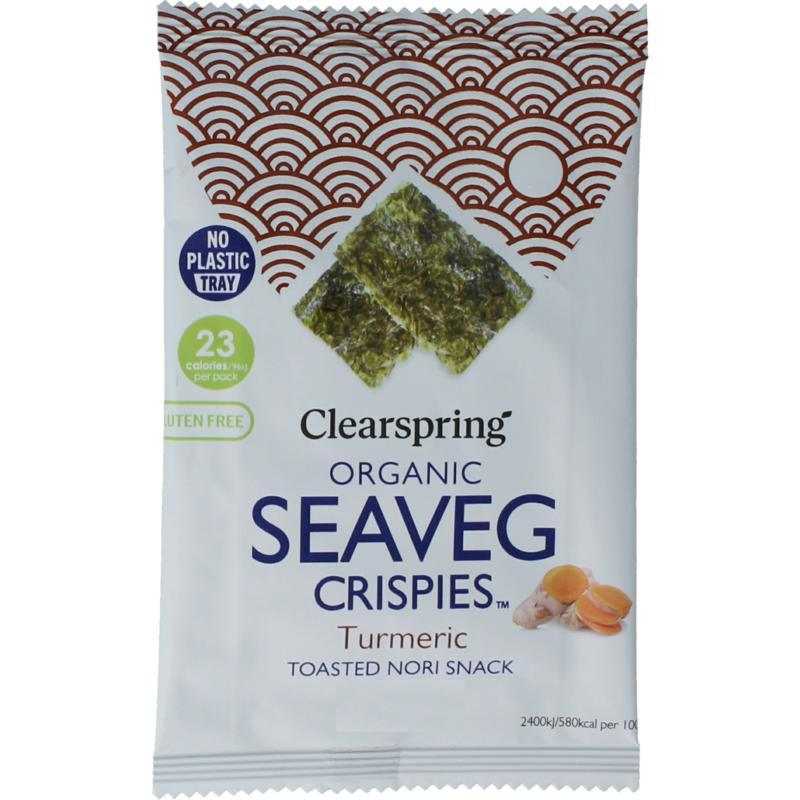 Seaveg - Crispies turmeric bioOverig versnapering5021554005391