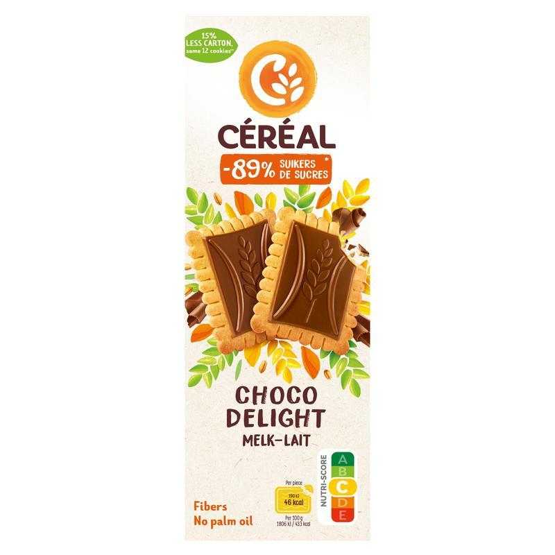 Choco delight melkchocolade minder suikersKoek5410063039261