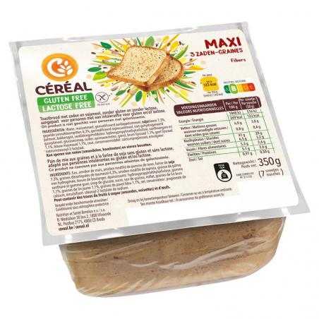 Maxi 3 zadenbrood gluten- en lactosevrijVoeding5410063036123