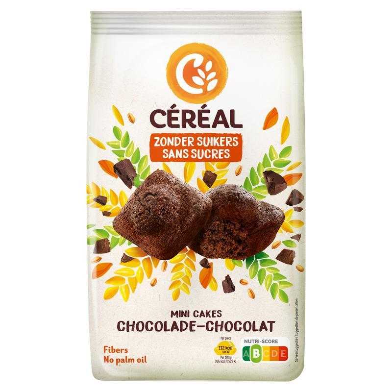 Mini chocoladecakes zonder suikersKoek5410063033054
