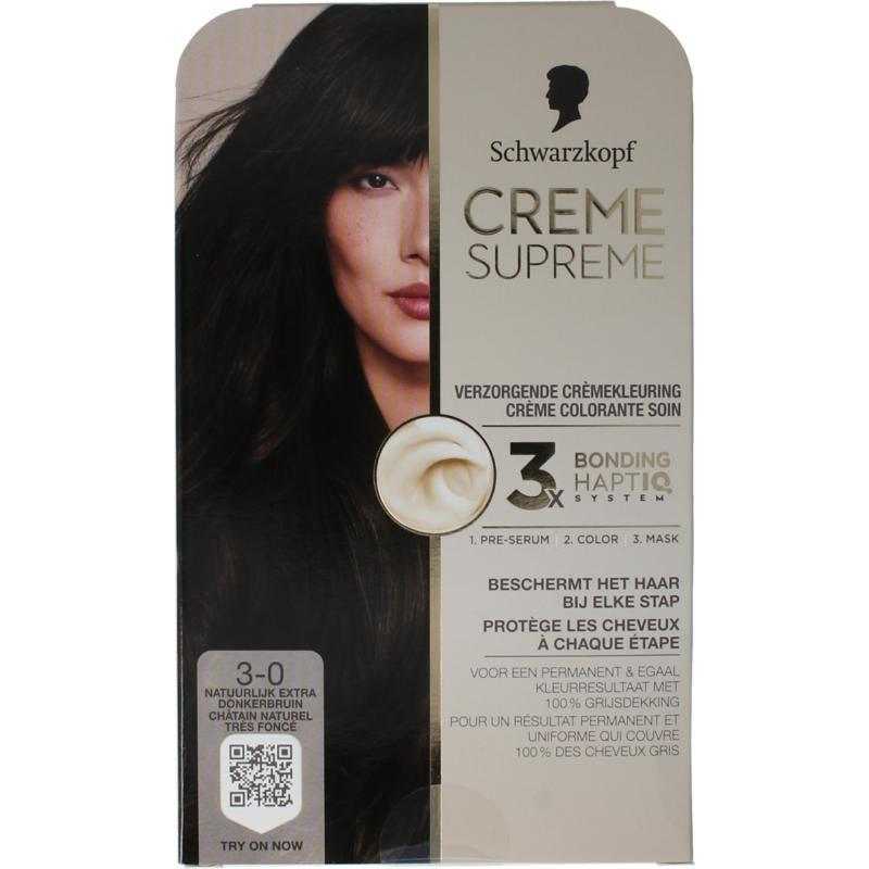 Creme supreme 3-0 donker bruinHaarkleuring5410091776213