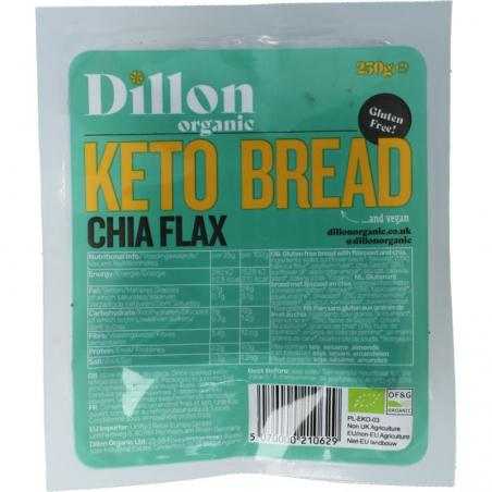 Keto brood chia flax glutenvrij bio demeterVoeding5070000210629