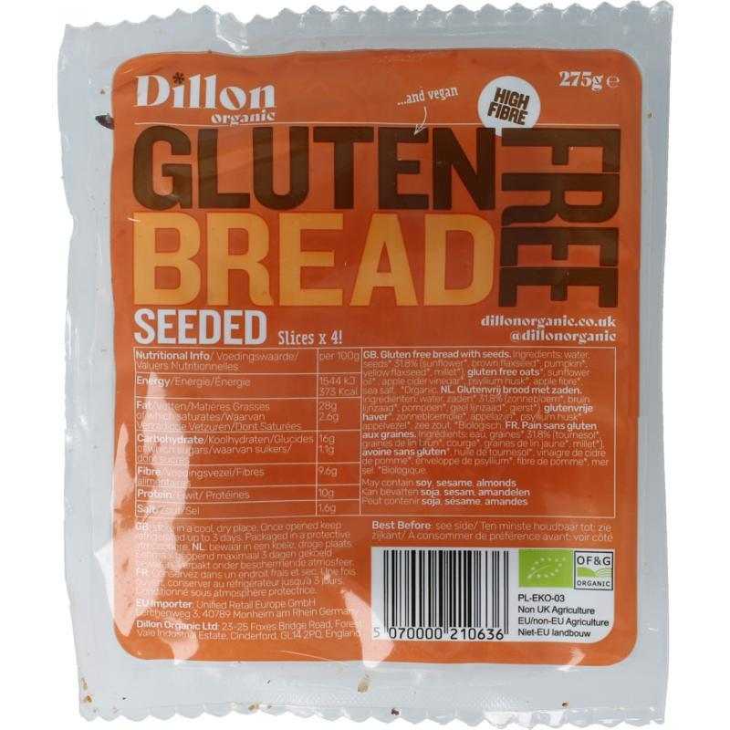 Sliced bread seeded glutenvrij bio demeterVoeding5070000210636