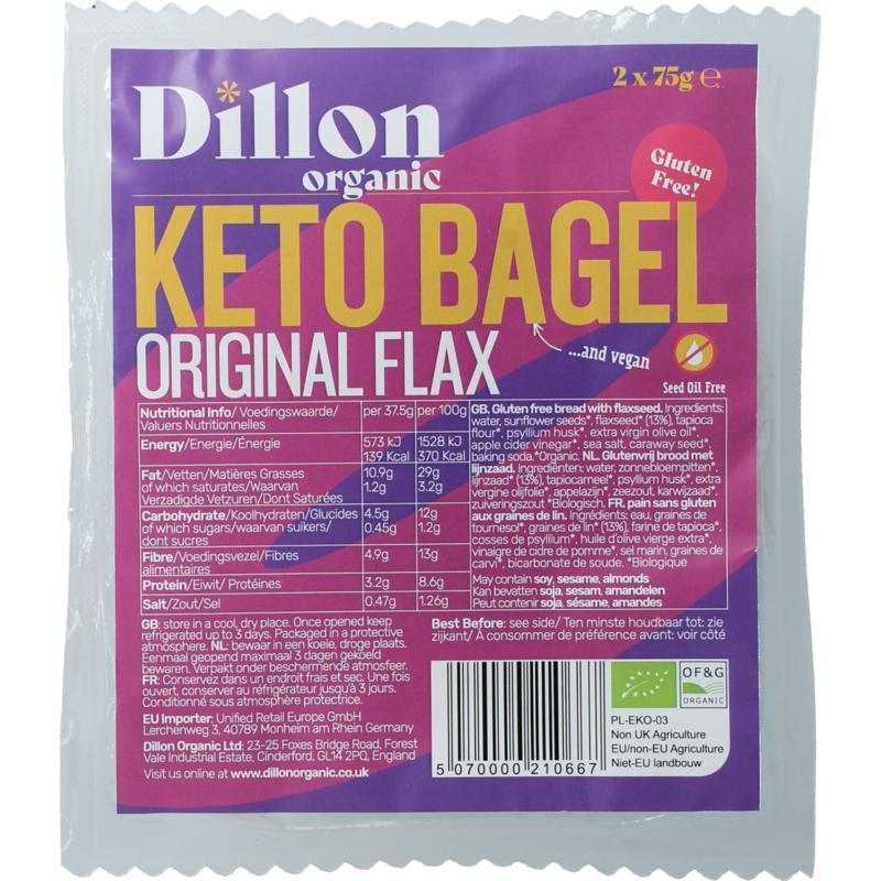 Bagel lijnzaad glutenvrij bio demeterVoeding5070000210667