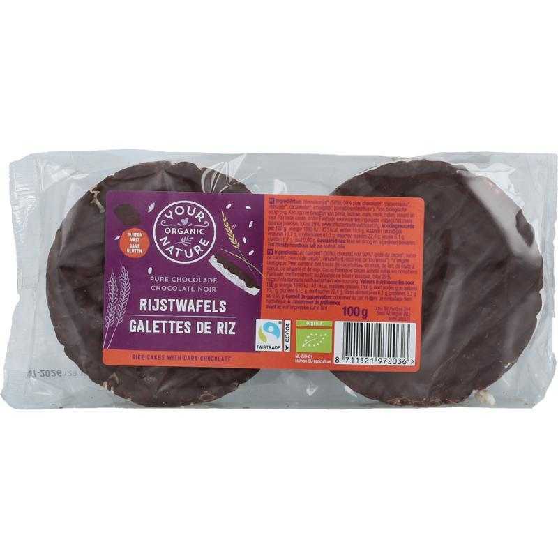 Rijstwafel chocolade puur bioVoeding8711521972036