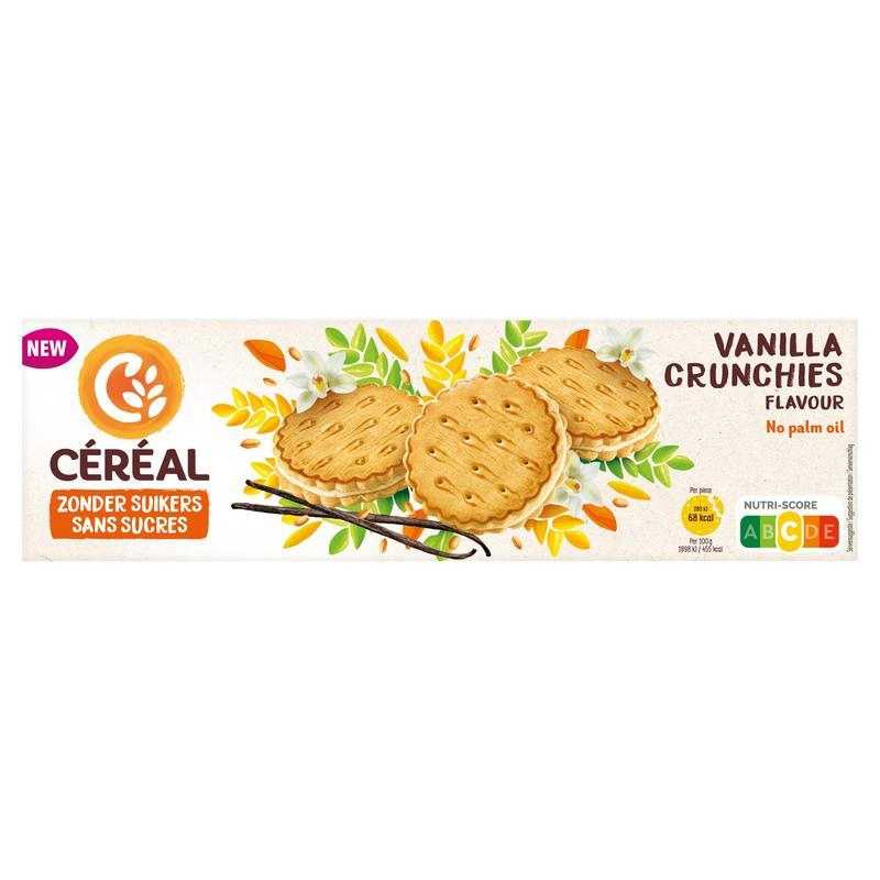 Vanilla crunchies zonder suikersKoek5410063043343