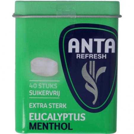 Refresh eucalyptus menthol extra sterk suikervrijSnoepgoed8721077492414