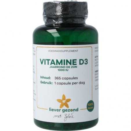Vitamine D3 25 mcg jaarrond levenslichtVitamine enkel8721321710608
