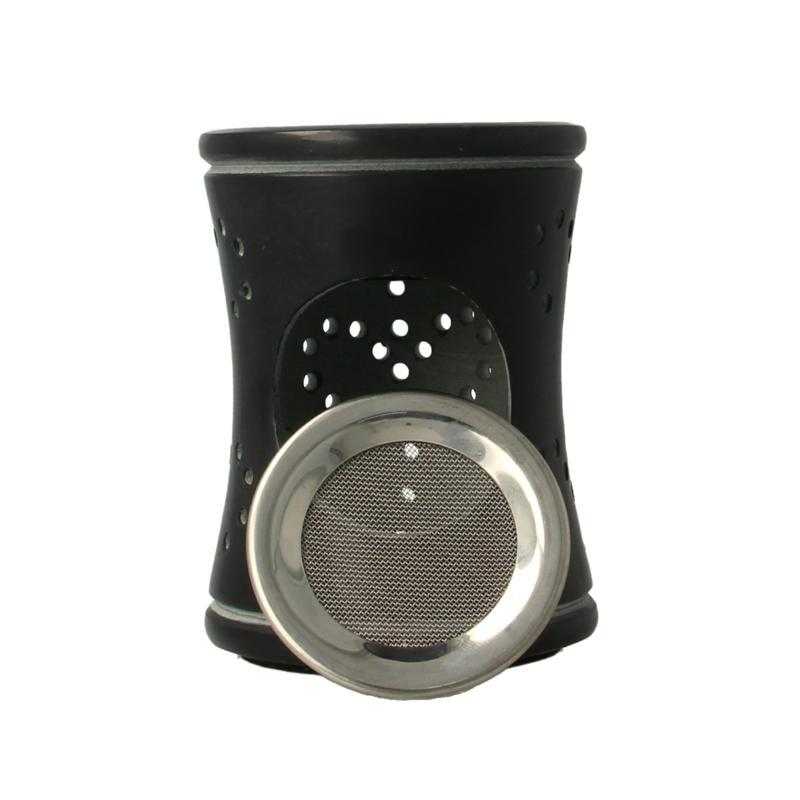 Wierook en olie verdamper zwart zeepsteenEtherische oliën/aromatherapie8718657469744 Wierook en olie verdamper zwart zeepsteenEtherische oliën/aromatherapie8718657469744