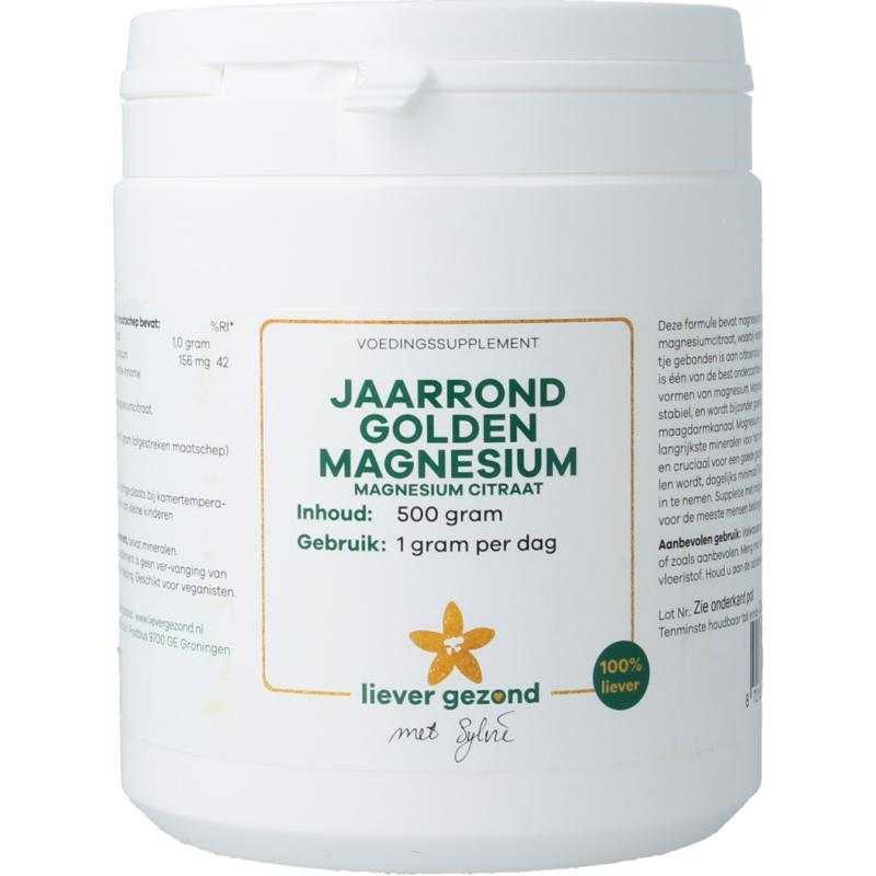 Golden magnesium poeder jaarrondMineralen enkel8721321710370