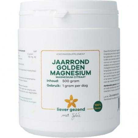 Golden magnesium poeder jaarrondMineralen enkel8721321710370
