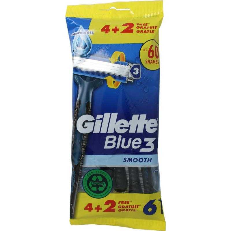 Blue 3 wegwerpmesjesScheerinstrumenten8700216023092