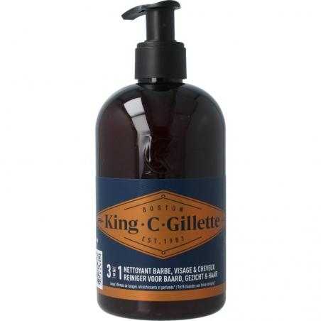 King c baard en gezichtsreinigerScheerschuim/gel/crème8001841705477