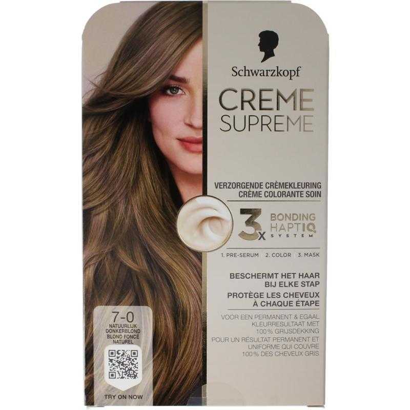 Creme supreme 7-0 D blondHaarkleuring5410091776435