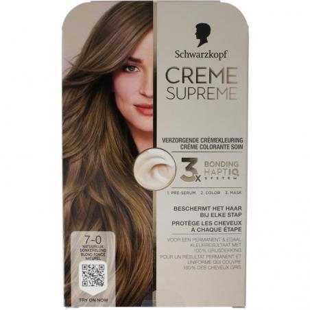 Creme supreme 7-0 D blondHaarkleuring5410091776435