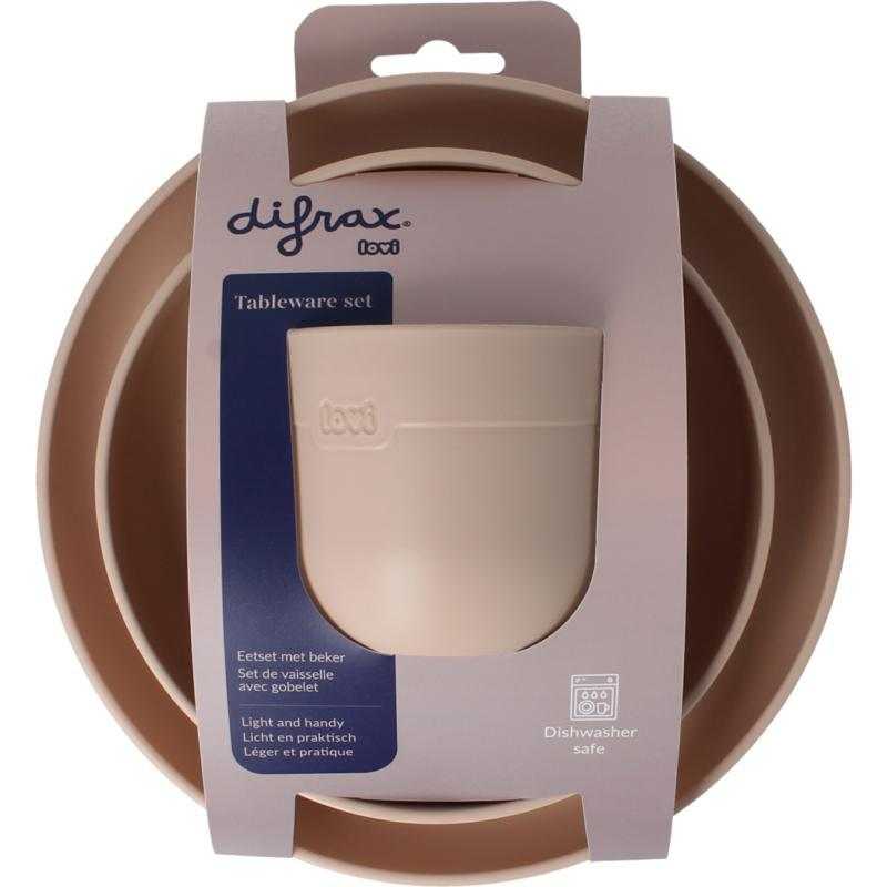 Eetset met beker nudeOverig baby/peuter8711736947614