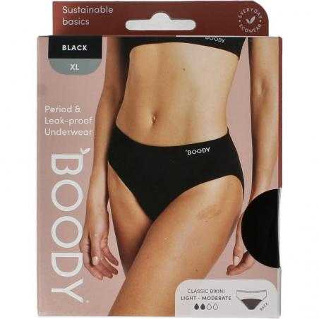 Menstruatieondergoed bikinislip zwart licht XLKleding/ondergoed9351383087685