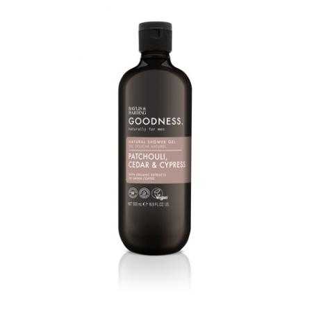 Goodness men showergel patchouli, cedar & cypressBad/douche0017854112520