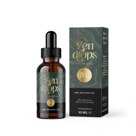 CBD relieve oil original 5%Overig gezondheidsproducten8721082150002