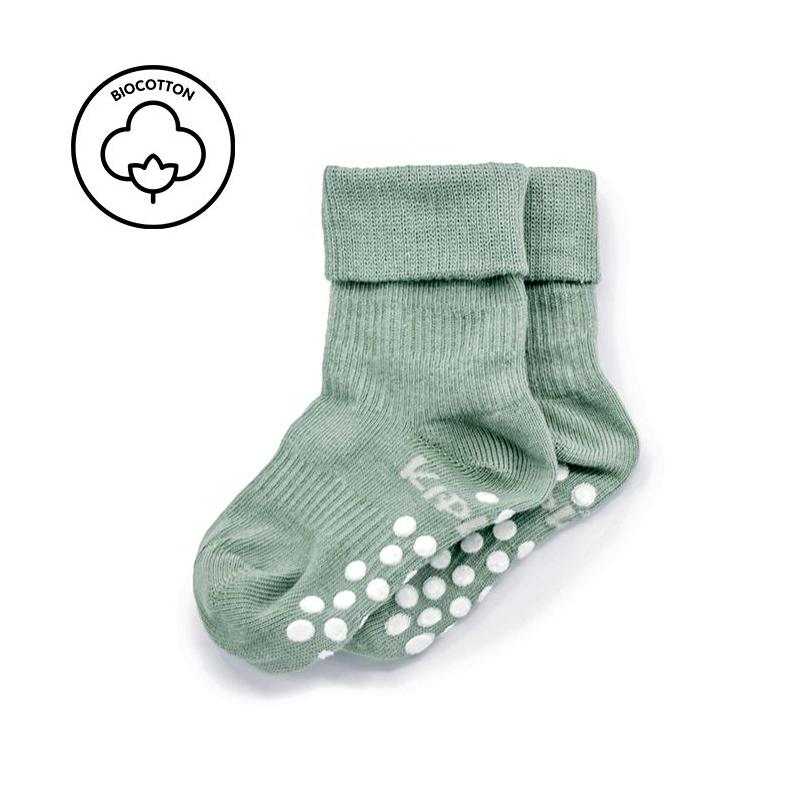Blijf baby sokken antislip 12-18 mnd pale greenKleding/ondergoed8718182144840