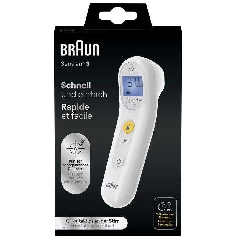 Voorhoofdthermometer Sensian 3 BNT050Instrumenten/zelftest4022167305015
