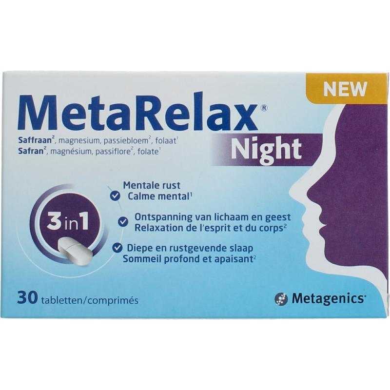 Metarelax nightOverig vitaminen/mineralen5400433356869