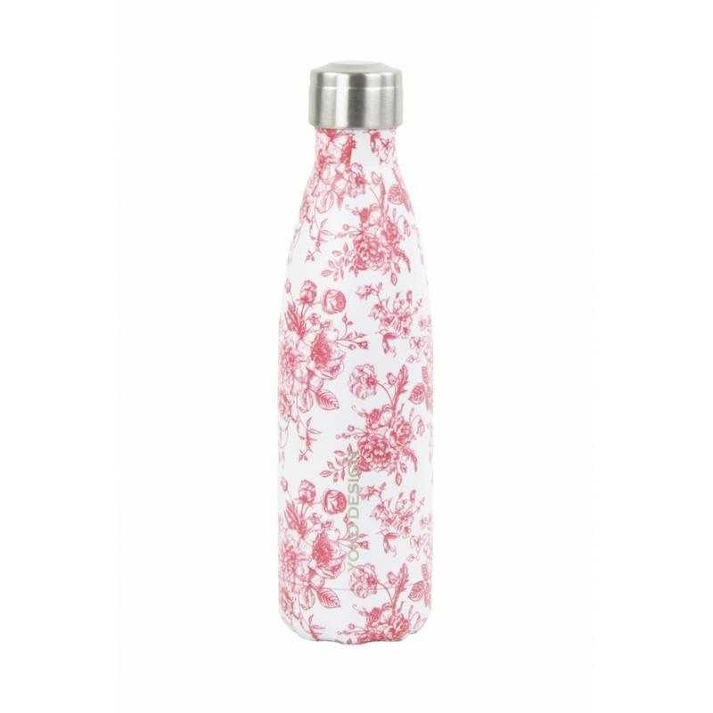 Drinkfles Toile de Jouy red isotherm 500mlWaren3411800019388