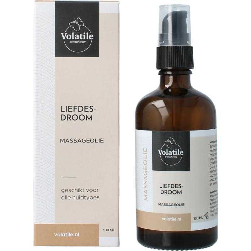 Massageolie liefdesdroom glas met pompMassage8715542036142