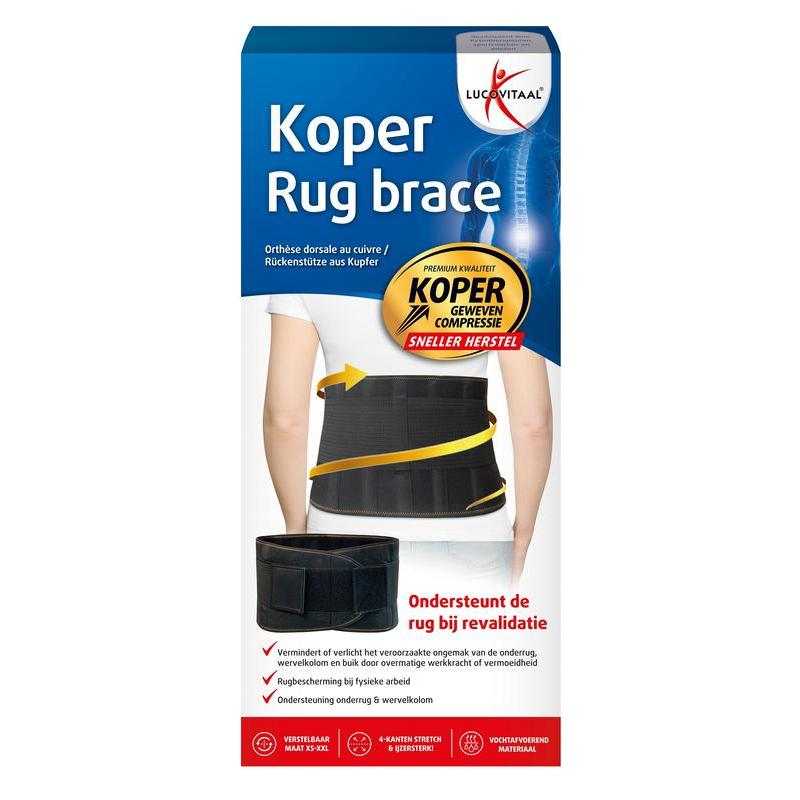 Rug brace koperHulpmiddelen8713713082516