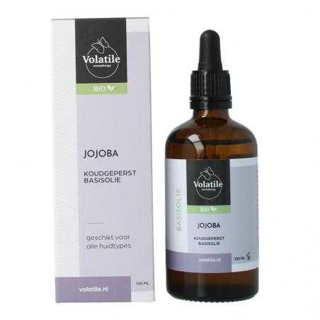 Jojoba koudgeperst basisolie bio glazen flesEtherische oliën/aromatherapie8715542036005