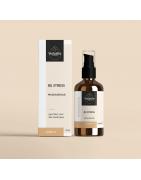 Massageolie bij stress glas met pompMassage8715542036081