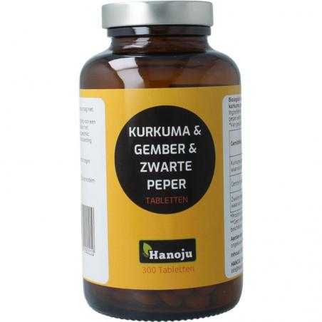 Kurkuma + gember + piperine 500mgOverig gezondheidsproducten4260370990110