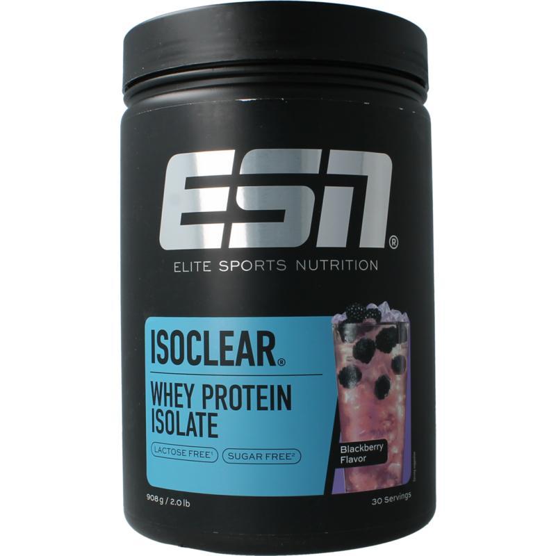 Isoclear whey isolate blackberrySportvoeding4250519651125