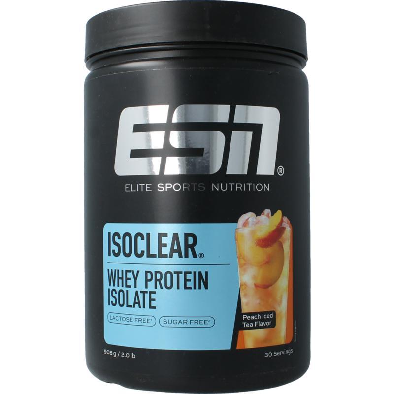 Isoclear whey isolate peach ice teaSportvoeding4250519652863