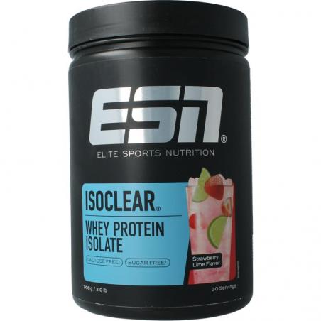 Isoclear whey isolate strawberry limeSportvoeding4250519662534