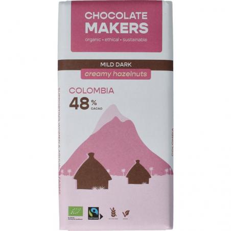 Colombia dark hazelnut creme 48% bioSnoepgoed8720618915924