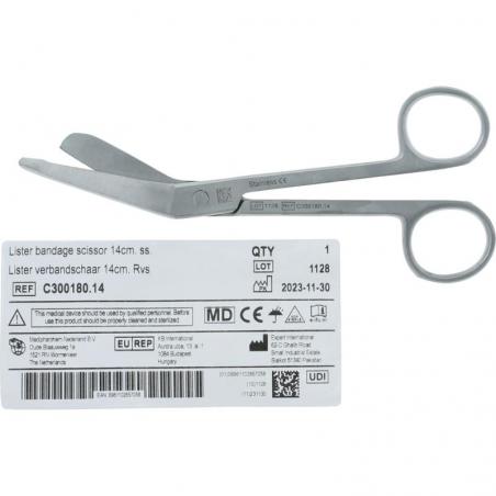 Verbandschaar RVS 14cmStaalwaren handen/voeten/benen8961102857058
