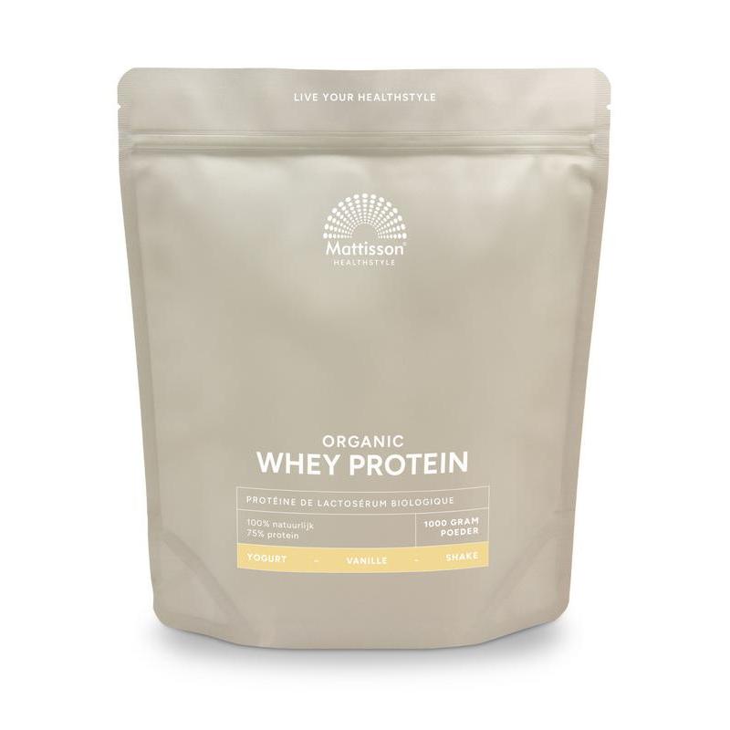 Wei proteine poeder 75% vanille bioVoeding8720959402459