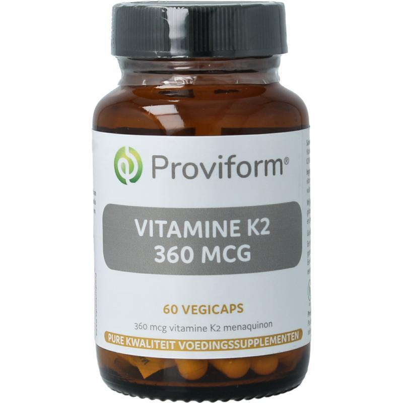 Vitamine K2 360mcgOverig vitaminen/mineralen8717677122769