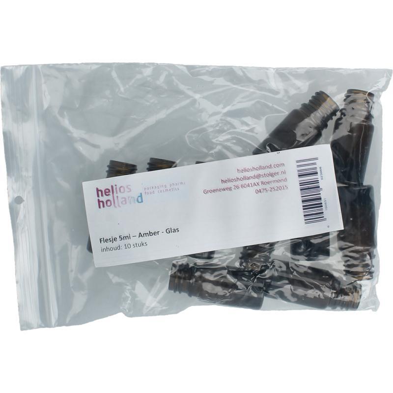 Flesje glas 5ml amberWaren6150531923966 Flesje glas 5ml amberWaren6150531923966