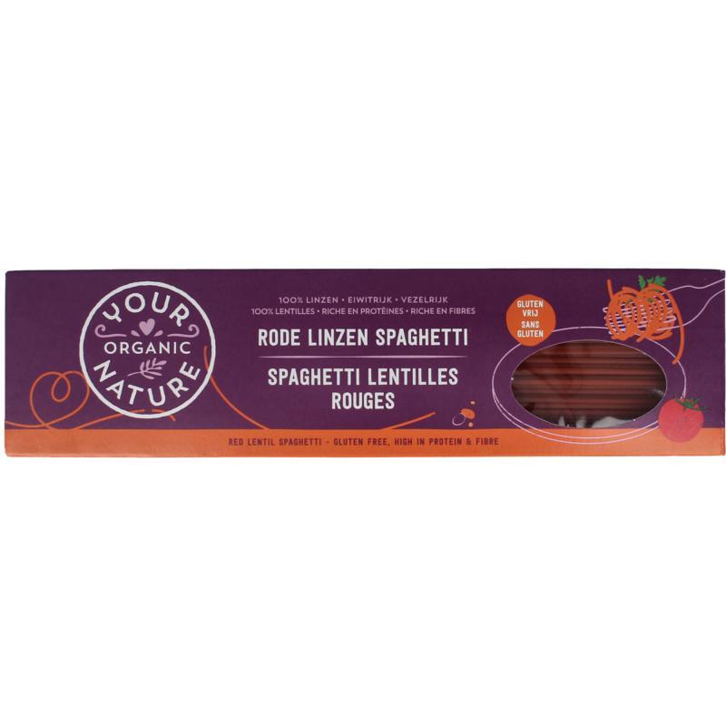 Spaghetti rode linzen bioVoeding8711521970452