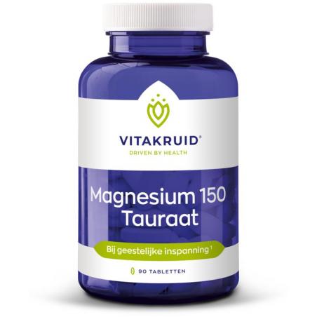 Magnesium 150 tauraatOverig vitaminen/mineralen8717438693538