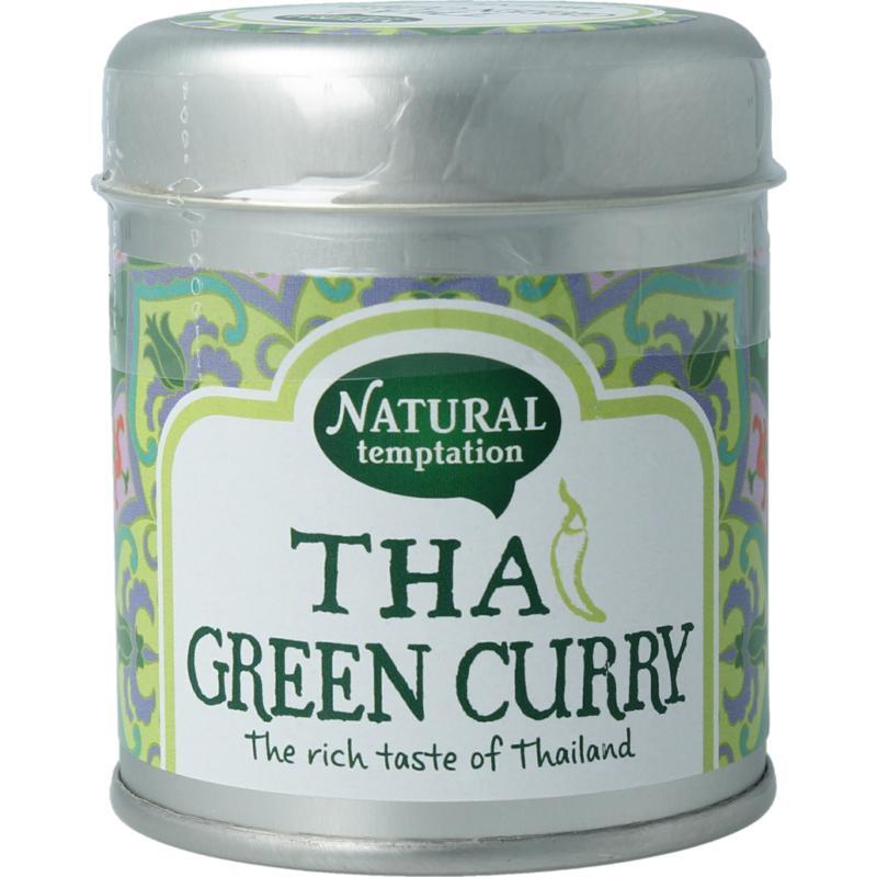 Thai green curry blikje bioKruiden8711743560547