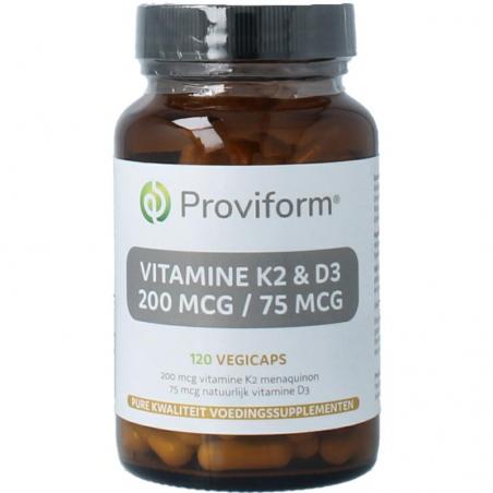 Vitamine K2 200mcg & D3 75mcgVitamine multi8717677122752