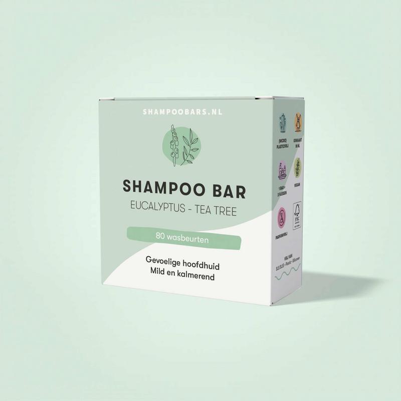Shampoo bar eucalyptus & tea treeShampoo8720165090976