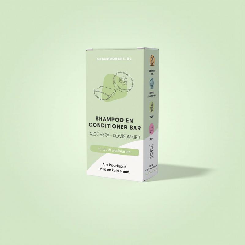 Mini shampoo & body bar aloe vera & komkommerOverig lichaam8721008054346