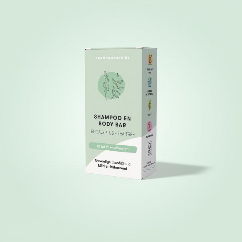 Mini shampoo & body bar eucalyptus & tea treeOverig lichaam8721008054353